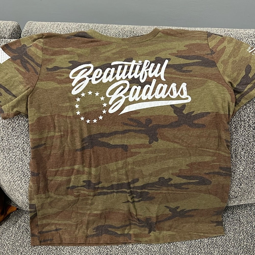 Camo style Beautiful Basass Tshirt